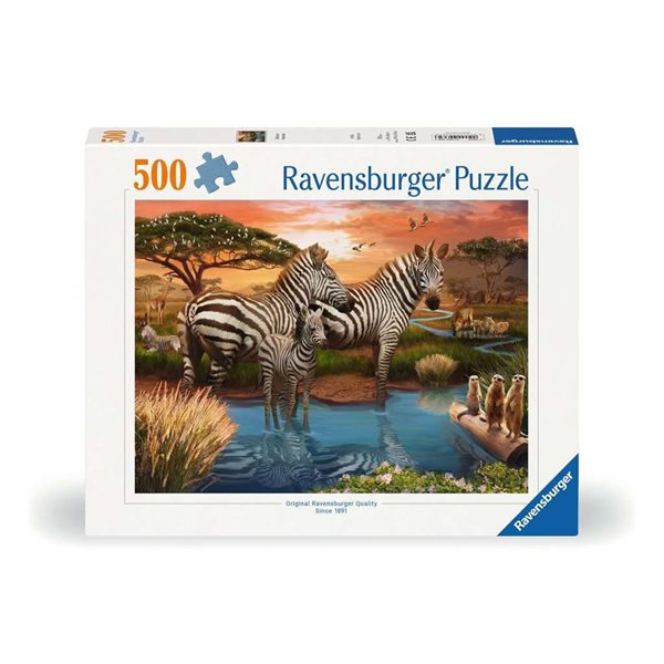 500 Pieces - Zebra Jigsaw Puzzle