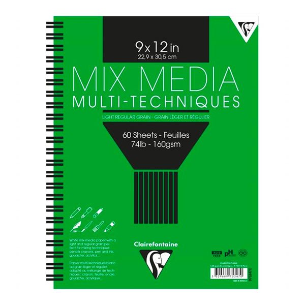 Bloc de papier Mix média multi-techniques