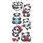 Tatouages temporaires Le pandamoureux