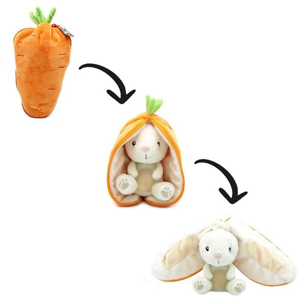 Peluche Flipetz Carotte-lapin