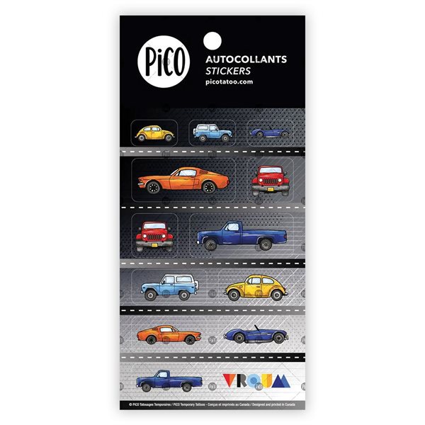 Autocollants Pico - Voitures classiques