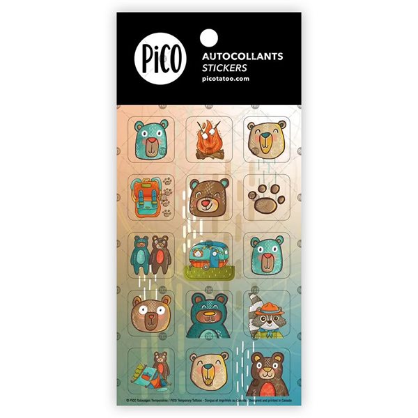 Autocollant Pico - Camping sauvage