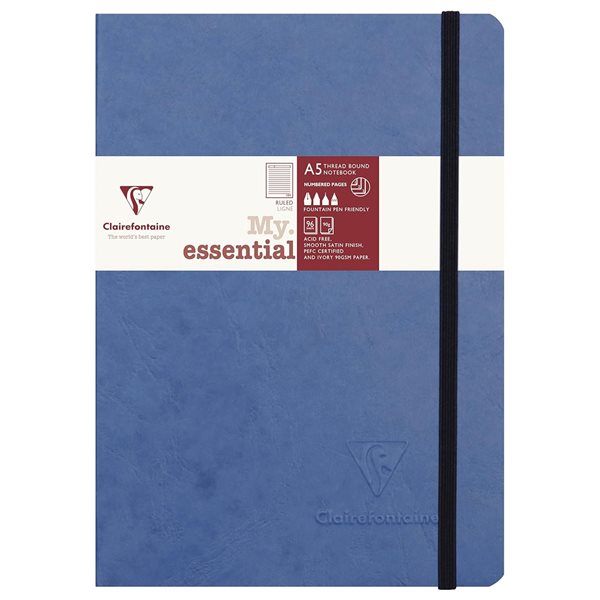 Cahier de notes My Essential A5 Bleu