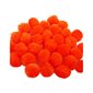 Fluffy Pom Poms 1 in - Orange