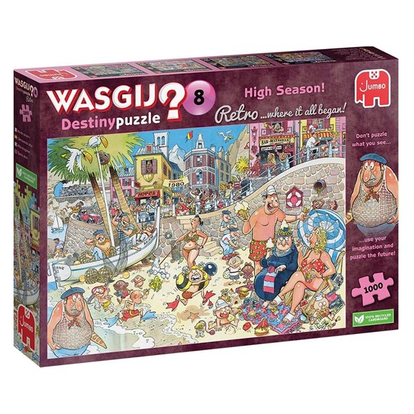 1000 Pieces - High Season ! Wasgij Destiny Retro #8 Jigsaw Puzzle