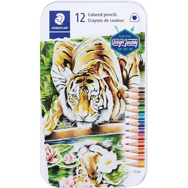 Crayons de couleur - Boîte de 12