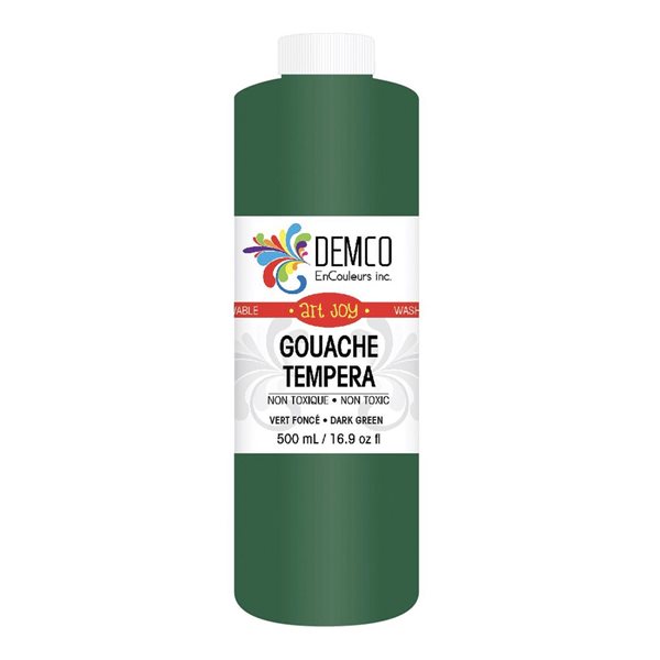 Gouache lavable Art joy 500 ml - Vert foncé