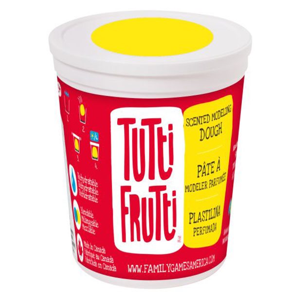 Pâte à modeler parfumée scintillante Tutti Frutti™ 1 kg – Jaune