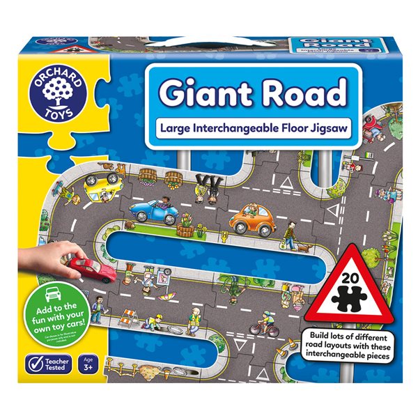 20 Piece Floor Puzzle - Road