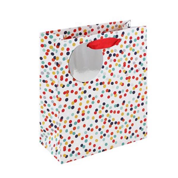 Sac cadeau moyen - Pois