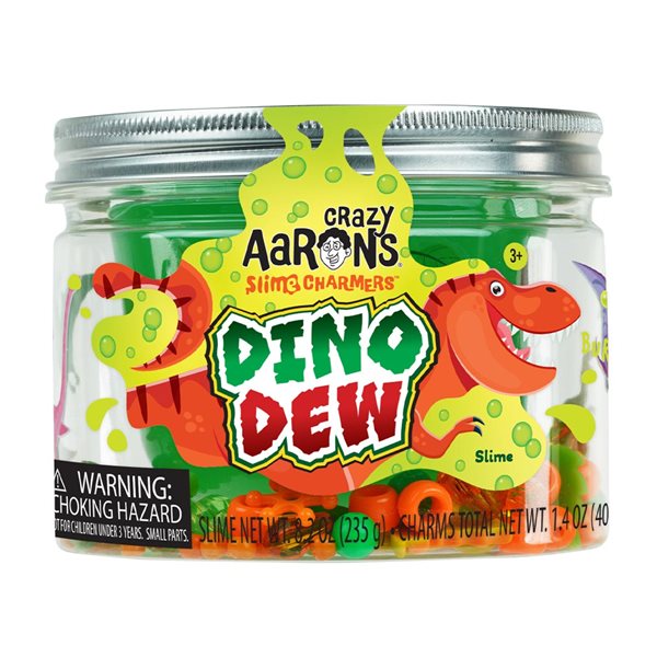 Slime parfumée avec breloques - Dinos