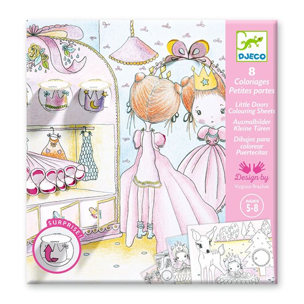 Pupi’s Small Doors Little Doors Colouring Sheets