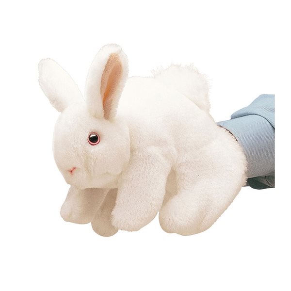 Small White Bunny Puppet