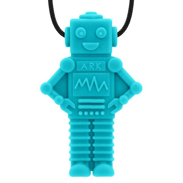 Embout de crayon à mâchouiller Robot – Moyen Turquoise