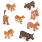 Figurines de bébés animaux sauvages