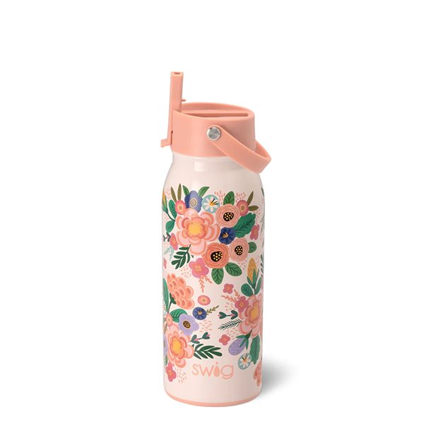 Bouteille isotherme Flip + Sip 36 oz - Pleine floraison