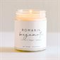 Bougie de soya Romarin Bergamote