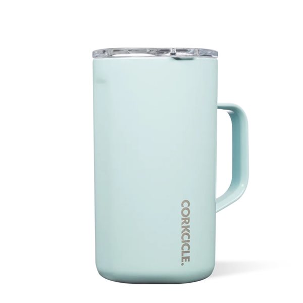 Tasse classique isolante 22 oz - Bleu poudre brillant