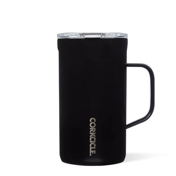 22 oz Insulated Classic Coffee Mug - Matte Black