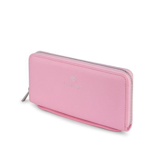 The Meli Vegan Leather Wallet - Whisper Pink