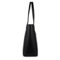 The Claire - Terra Vegan Leather Tote Bag - Black