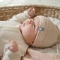 Newborn Toque - Brown Flowers 