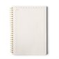 Textured Paper Twin Wire Notebook - Large Size - Juniper