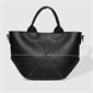 Amity Mini Vegan Leather Tote Bag - Black