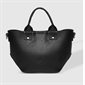 Amity Mini Vegan Leather Tote Bag - Black