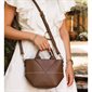 Amity Mini Vegan Leather Tote Bag - Cocoa