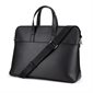 The Malorie Vegan Leather 2-in-1 Computer Briefcase - Black