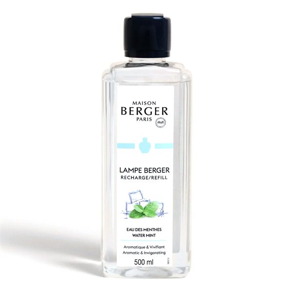 Recharge de parfum pour lampe Berger 500 ml - Eau des menthes