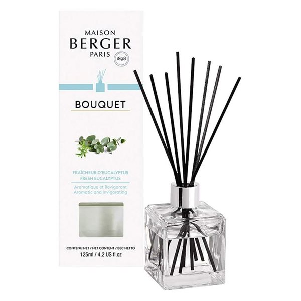 Berger Cube Pre-filled Reed Diffuser - Fresh Eucalyptus