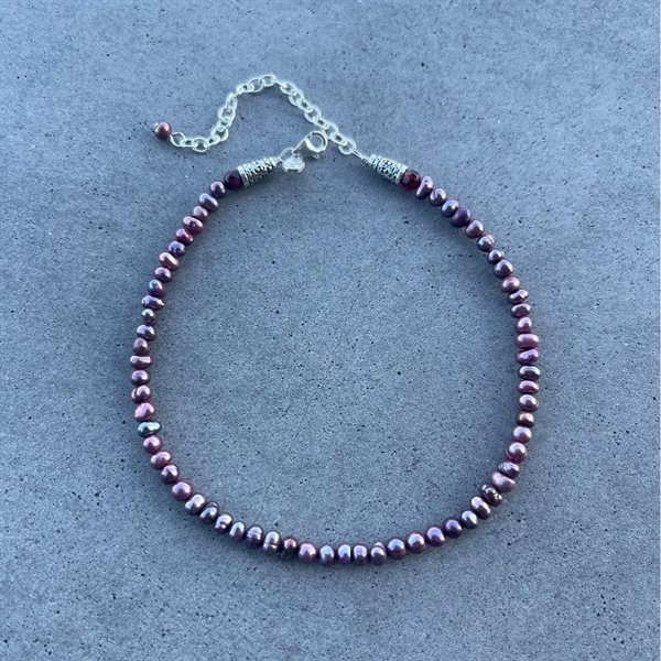 Bracelet de cheville Blooming  - Mauve rosé