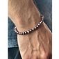 Bracelet Sweet pearls pour hommes - Marron