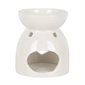 White Heart Oil Burner and Wax Warmer