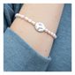 Bracelet d'affirmation en perles - Protection - Argent