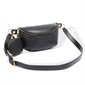 Joey Vegan Leather Sling Bag - Black