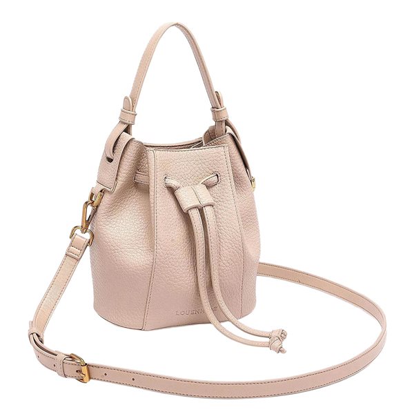 Montie Vegan Leather Bucket Bag - Malt