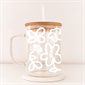 Tasse boho 17 oz - Fleurs sketch