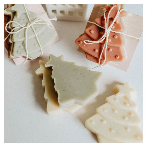 Evergreen Soap Stack