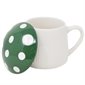 Tasse en porcelaine 350 ml Champignon - Vert