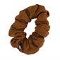 Elastic Hair Scrunchie - Regular Size - Cognac