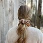 Elastic Hair Scrunchie - Regular Size - Cognac