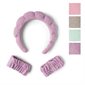 Absorbent Headband & Wristbands for Skincare and Makeup