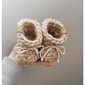 Classic Baby Slippers - 6-12 Months Size - Coconut 