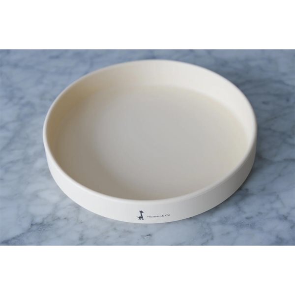 Grande assiette en silicone - Blanc crème