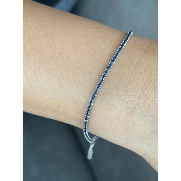 Bracelet Ema - Bleu saphir