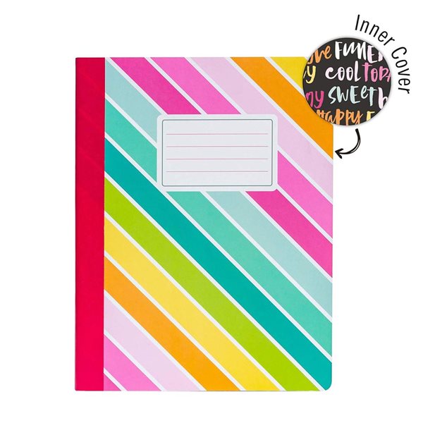 Carpe Diem Composition Book - Rainbow