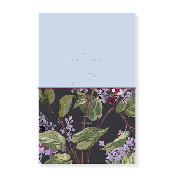 Journal de notes personnelles mince - Lilas